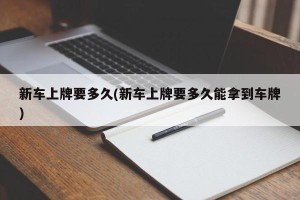 新车上牌要多久(新车上牌要多久能拿到车牌)